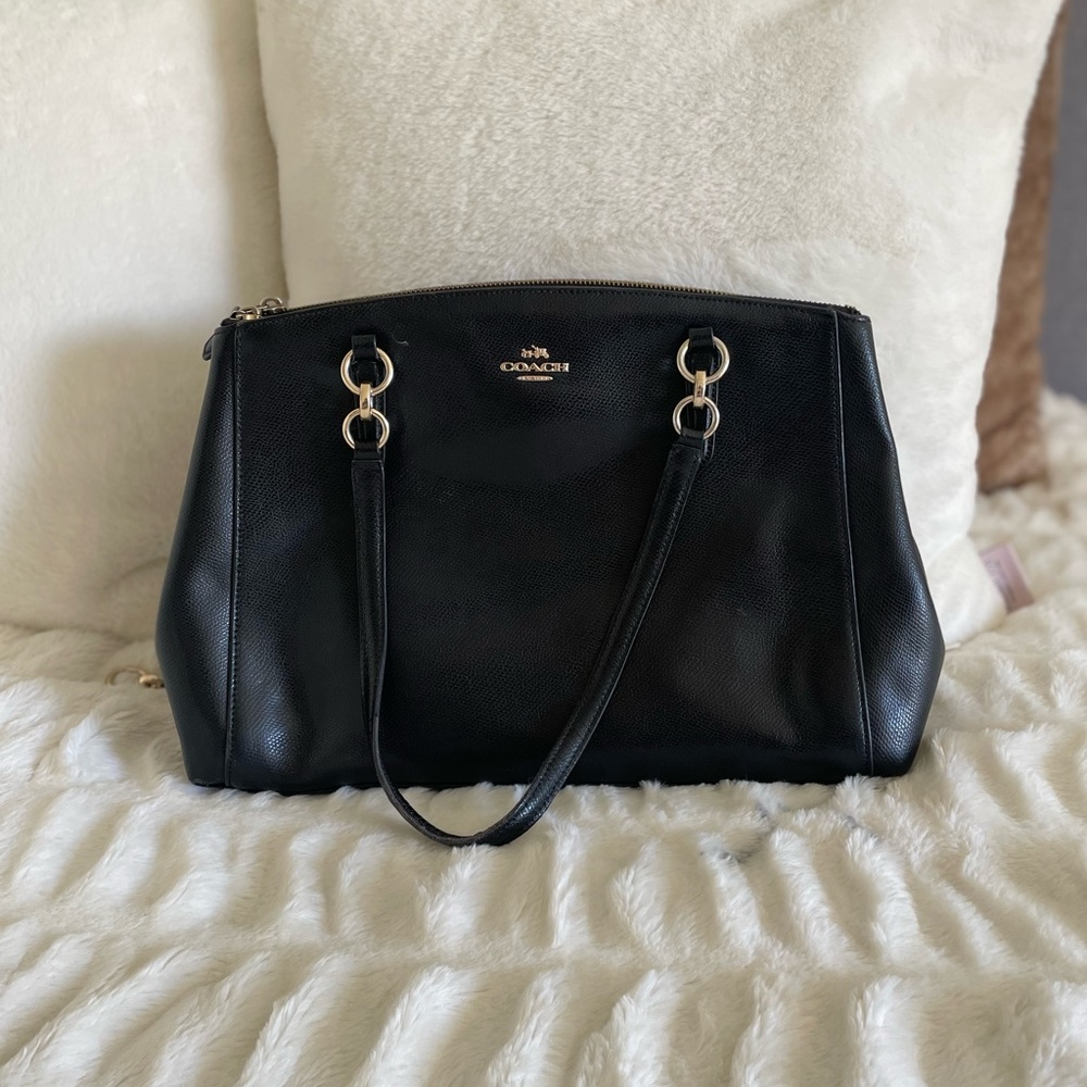 Coach Christie Leather Carryall Bag
